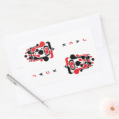 STICKER RECTANGULAIRE VALET (Enveloppe)