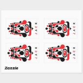 STICKER RECTANGULAIRE VALET (Feuille)