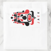 STICKER RECTANGULAIRE VALET (Sac)