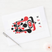 STICKER RECTANGULAIRE VALET (Enveloppe)