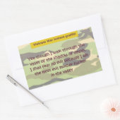 Sticker Rectangulaire Vallée de la mort (Enveloppe)