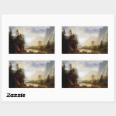 Sticker Rectangulaire Vallée de Yosemite (Feuille)