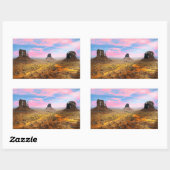 Sticker Rectangulaire Vallée du Monument (Feuille)