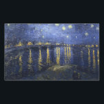Sticker Rectangulaire Van Gogh<br><div class="desc">Vincent Van Gogh Starry Night Over The Rhone masterpiece from around 1888,  vintage post impressionist artwork on modern day products from Zazilicious</div>