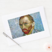 Sticker Rectangulaire Van Gogh Autoportrait (Enveloppe)