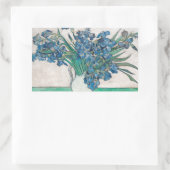 Sticker Rectangulaire Van Gogh Iris Vase Peinture Impressionnisme (Sac)