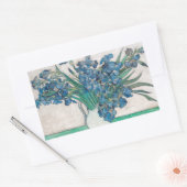 Sticker Rectangulaire Van Gogh Iris Vase Peinture Impressionnisme (Enveloppe)