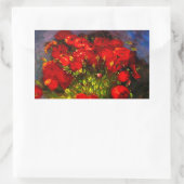 Sticker Rectangulaire Van Gogh Red Poppies (Sac)
