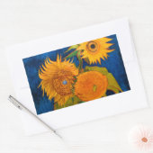 Sticker Rectangulaire Van Gogh Sunflowers (Enveloppe)