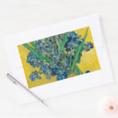 Sticker Rectangulaire Van Gogh Vase avec l'impressionnisme classique d'I (Enveloppe)
