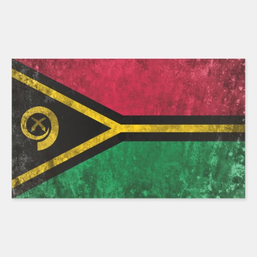 Sticker Rectangulaire Vanuatu (Devant)