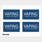 Sticker Rectangulaire Vaping (homonymie) (Feuille)
