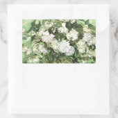 Sticker Rectangulaire Vase avec Roses - Van Gogh (Sac)