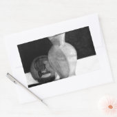 Sticker Rectangulaire Vase avec sphère (Enveloppe)