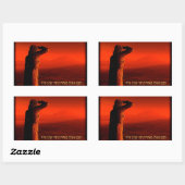 Sticker Rectangulaire Vayeira - La femme de Lot (Feuille)