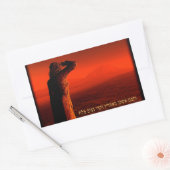 Sticker Rectangulaire Vayeira - La femme de Lot (Enveloppe)