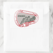 Sticker Rectangulaire Vedauwoo Escalade Carabiner (Sac)