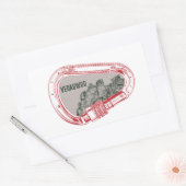 Sticker Rectangulaire Vedauwoo Escalade Carabiner (Enveloppe)