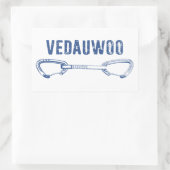 Sticker Rectangulaire Vedauwoo Escalade Quickdraw (Sac)