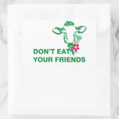 Sticker Rectangulaire Veganisme (Sac)