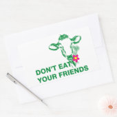 Sticker Rectangulaire Veganisme (Enveloppe)