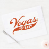 Sticker Rectangulaire Vegas Baby (Enveloppe)