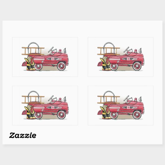 Sticker Rectangulaire Véhicule automobile (Feuille)