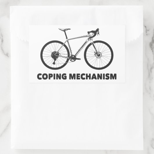 Sticker Rectangulaire Vélo du mécanisme d'adaptation (Sac)