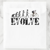 Sticker Rectangulaire Vélo Vélo Vélo Évolution Vélo Sports Art (Sac)