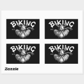 Sticker Rectangulaire Vélo Viking (Feuille)