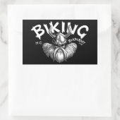 Sticker Rectangulaire Vélo Viking (Sac)