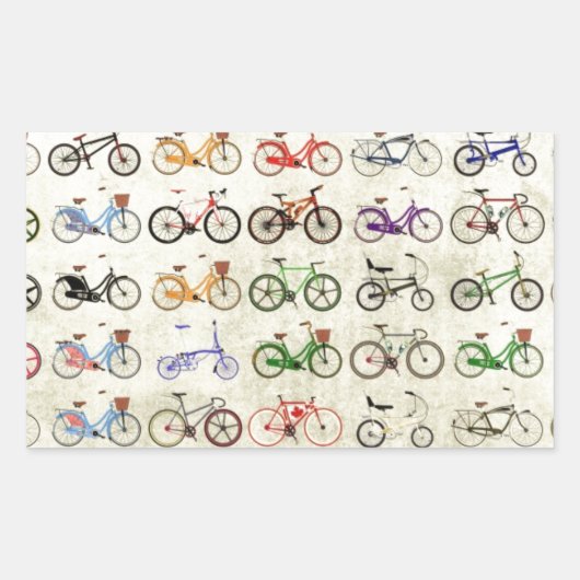 Sticker Rectangulaire Vélos (Devant)