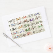 Sticker Rectangulaire Vélos (Enveloppe)