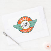 Sticker Rectangulaire Vélos, depuis 1817 (Enveloppe)