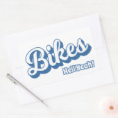 Sticker Rectangulaire Vélos Enfer Oui ! (Enveloppe)