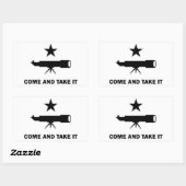 Sticker Rectangulaire "Venez et prenez-le" pour les scientifiques (Feuille)