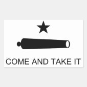 Sticker Rectangulaire Venez le prendre (Devant)