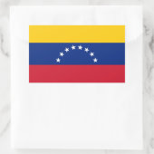 Sticker Rectangulaire Venezuela (Sac)