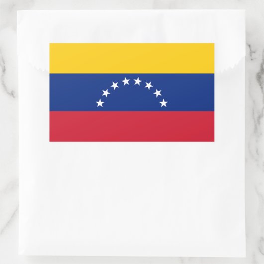 Sticker Rectangulaire Venezuela (Sac)