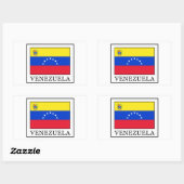 Sticker Rectangulaire Venezuela (Feuille)