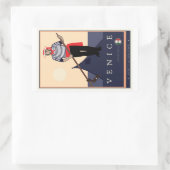 Sticker Rectangulaire Venise (Sac)