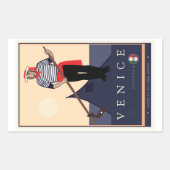 Sticker Rectangulaire Venise (Devant)