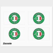 Sticker Rectangulaire Venise Italie (Feuille)
