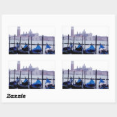Sticker Rectangulaire Venise Italie Voyage (Feuille)