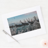 Sticker Rectangulaire Venise, Venise. Des gondoles. Italie (Enveloppe)