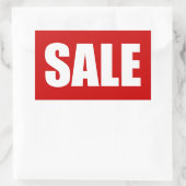 STICKER RECTANGULAIRE VENTE (Sac)