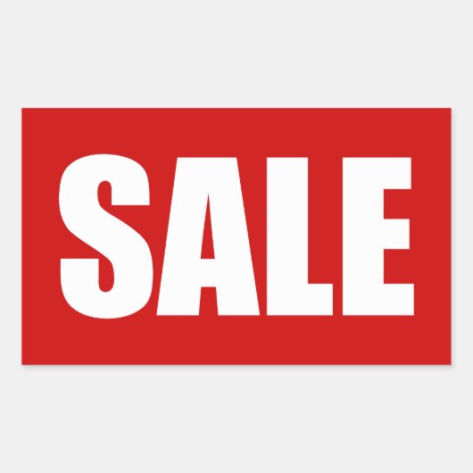 STICKER RECTANGULAIRE VENTE (Devant)