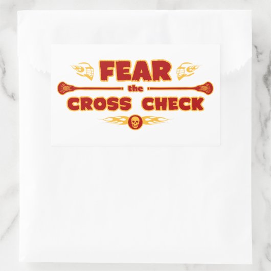 Sticker Rectangulaire Vérification croisée (Sac)