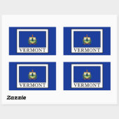 Sticker Rectangulaire Vermont (Feuille)