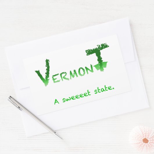 Sticker Rectangulaire Vermont Sweeeet (Enveloppe)